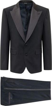 Dolce & Gabbana Abito 2 Pezzi - Heren - Business pakken - Blauw - XL - Wol - Kostuums