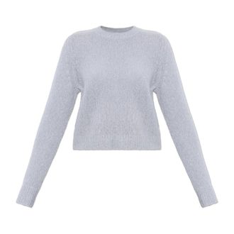 Lisa Yang Truien & Vesten, Dames, Blauw, M, Cashmere trui Solene