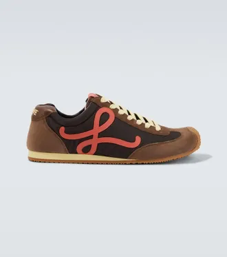 Loewe Ballet Runner 2.0 suede-trimmed sneakers