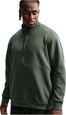Nike 24.7 ImpossiblySoft Dri-FIT 1/2-Zip Top - Heren - Sport - Groen - Maat: M Katoen