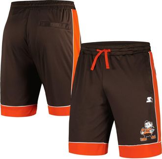 Starter Mens Starter Brown/Orange Cleveland Browns Vintage Fan Favorite Shorts at Nordstrom, Size Xx-Large