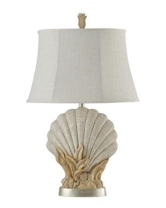 StyleCraft Stylecraft Avoca Beach Coastal Sheel Table Lamp