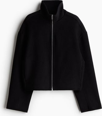 H&M Handgefertigte Wolljacke - Schwarz