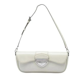 Louis Vuitton Pre-owned Pochette Montaigne - Dames - Pre-owned - Wit - Maat: ONE Size Leer