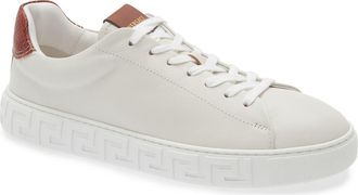 Versace Greca Sneaker in White Rust Oak at Nordstrom, Size 14Us