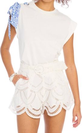 Allison New York Arlo Muscle Tee In White