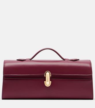 Savette Symmetry Slim leather top-handle bag