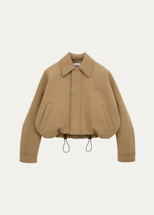 Loewe Cotton Twill Drawstring Balloon Jacket