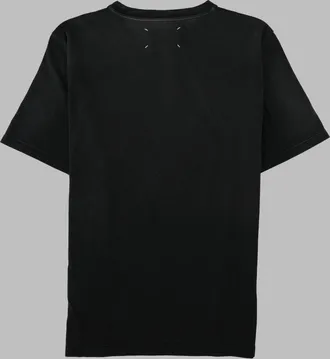Maison Margiela Cotton Jersey with Tonal Inserts T-Shirt - Black