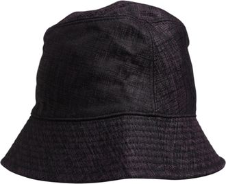 Dolce & Gabbana Black Wide Brim Nylon Bucket Mens Hat