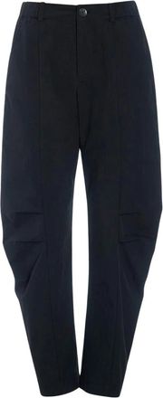 Bitte Kai Rand Tapered Broeken - Dames - Broeken - Zwart - M - Leer - Broeken