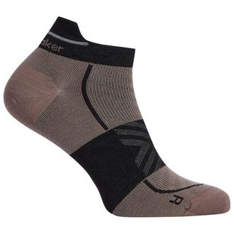 Icebreaker Merino Run+ Ultralight Micro Laufsocken f&uuml;r Herren | braun
