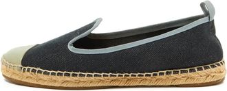 Fendi panelled espadrille loafers - Blue