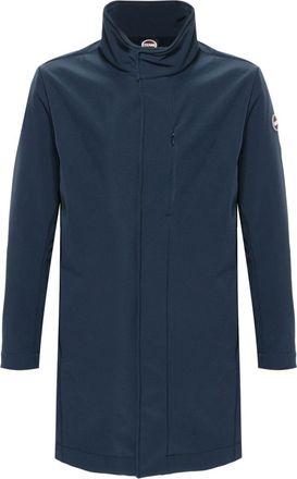 Colmar rubberised logo patch coat - men - Polyester/Elastane - 54 - Blue