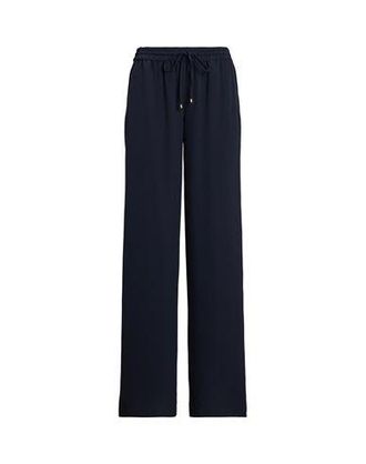 Ralph Lauren SIDE-STRIPE GEORGETTE WIDE-LEG PANT