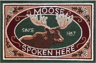 The Rug Market Moose Spoken Here Rug