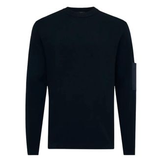 Genti Giro LS - - Knitwear - Uomo - Blu - M