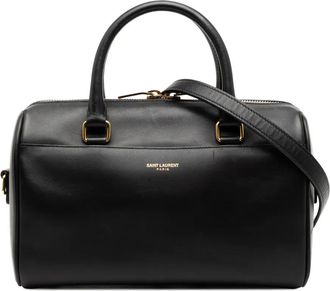 Saint Laurent 2015 Baby Leather Classic Duffle satchel - Nero