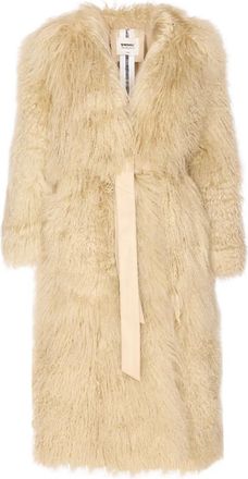 s.w.o.r.d Pelliccia sintetica con cintura - Toni neutri