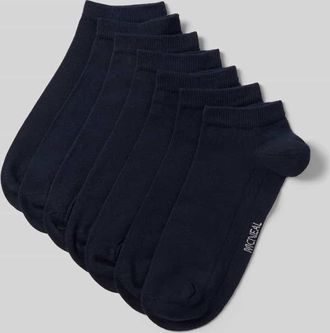 Mc Neal Sneakersocken im 7er-Pack mit Label-Detail in Graphit Melange, Gr&ouml;&szlig;e 39/42