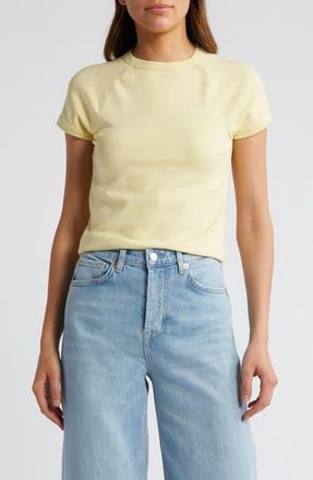 Madewell Raglan Sleeve Baby Tee in Candlelight at Nordstrom Rack, Size Xx-Small