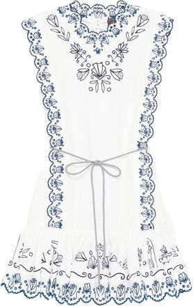 Alemais Leela Embroidered Mini Dress Clothing