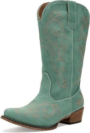 Roper Riley Boots Womens Dress Sandals Blue : 7.5 B - Medium, Synthetic