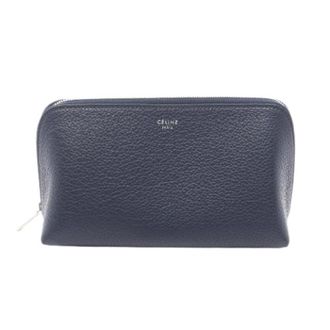 Celine Pre-owned Clutches, female, Blue, Size: ONE SIZE Pre-owned Leather Pouch
