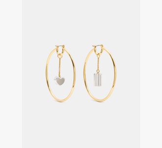 Kate Spade New York Geo Pop Round Hoops