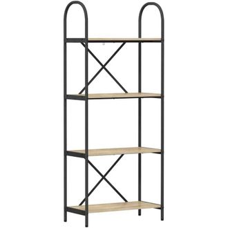 vidaXL Estante De Libros Roble Sonoma 60 X 30 X 146 Cm Vidaxl