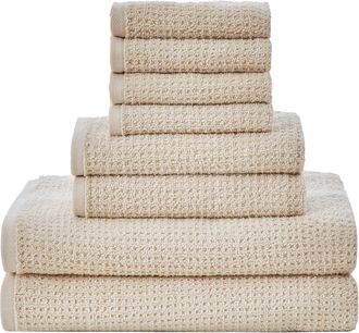 Nautica Oasis 6-Piece Cotton Towel Set in Light Beige at Nordstrom Rack