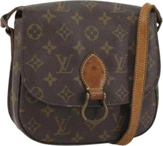 Louis Vuitton Pre-owned Canvas Cross Body Tas - Dames - Vintage Schoudertas - Bruin - ONE Size - Vintage