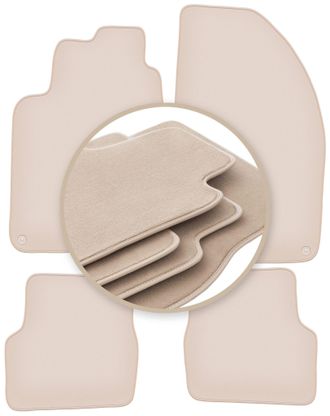 OEM Alfombrillas Beige Premium Para: Alfa Romeo 166 Berlina 1998-2009