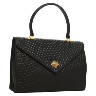 Bally Tweedehands leren handtassen - Dames - Pre-owned - Zwart - Maat: ONE Size Leer