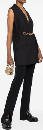 Givenchy Vestjack met schakelketting - Zwart