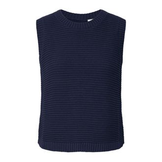 Ichi Ichi - O-Neck Pullover - Dames - Truien - Blauw - Maat: L