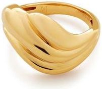 Monica Vinader Swirl Ring in 18Ct Gold Vermeil at Nordstrom Rack, Size 4.5