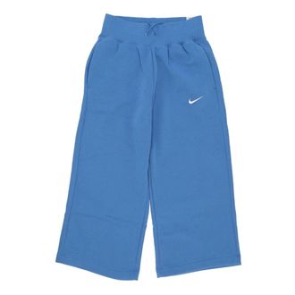 Nike Fleece Trainingsbroek Phoenix Star Blauw - Dames - Trainingsbroeken - Blauw - M - Katoen - Fitness