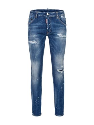 Dsquared2 Mens Jeans Skater Jean - Blue Cotton - Size EU 48 (Mens)