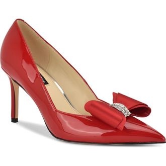 Nine West Ceryn Pointed Toe Pump in Medium Red at Nordstrom Rack, Size 9.5