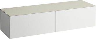 Laufen Il Bagno Alessi Cajonera, Encimera De Piedra Calce Avorio, - Laufen