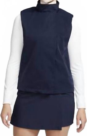 Nike Womens Repel Gilet Vest In Obsidian Black