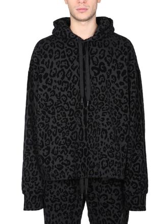 Dolce & Gabbana Sweatshirt mit Leopardendruck