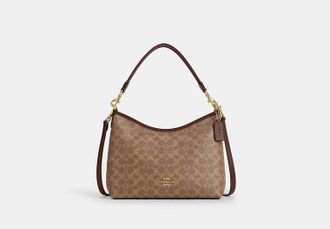 Coach Womens Laurel Shoulder Bag in Brown | PVC
