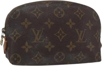 Louis Vuitton Pre-owned Canvas Mini Bag - Dames - Vintage Mini Tas - Bruin - ONE Size - Vintage
