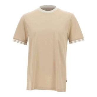 HUGO BOSS Hugo, T-Shirts, male, Beige, Size: 2XL H-Tessler T-Shirt
