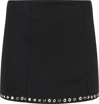 Ludovic de Saint Sernin Lisette Mini Rok - Dames - Korte rokken - Zwart - M - Katoen - Rokken