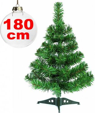 Trade Shop Trade Shop - Albero Di Natale Sintetico 180cm Decorazione Decorazioni Per Casa Scuola Ufficio