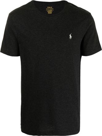 Polo Ralph Lauren T-shirt met ronde hals - Heren - T-shirts - Zwart - 2XL - Katoen - Tops