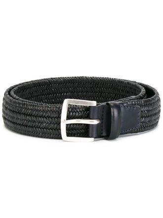 Orciani woven buckle belt - Blu